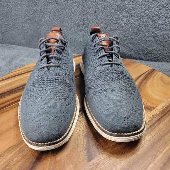 Cole Haan Original Grand Stitchlite Wingtip Oxfords Grey Mens Size 11.5 M C27961 main image 12